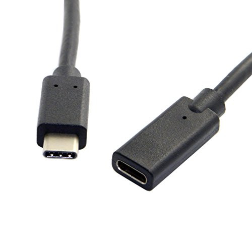 Cablecc USB-C USB 3.1 Type C Male to Female Extension Data Cable for Macbook Tablet Mobile Phone 60cm