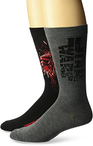 Star Wars mens Star Wars 2 Pack Crew Casual Sock Assorted 10 13 US