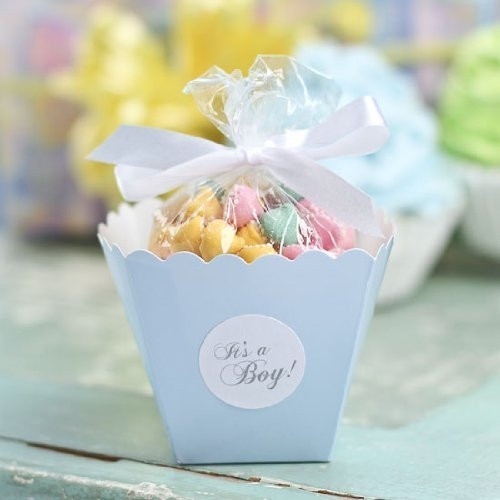 WILTON Favor Box Favor Kit - Blue "Its A Boy!" 15-Count