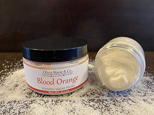 Blood Orange - Whipped Foaming Sugar Body Scrub Polish - Spa Gift - Gift for Her - Bridal Gift