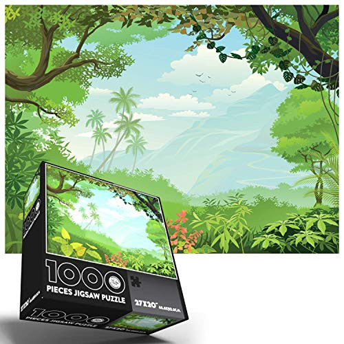 Puzzles for Adults 1000 Piece Jungle Forest   Jigsaw Puzzles 1000 Pieces for Adults