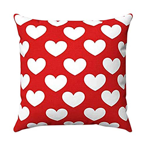 Valentines Day Pillow Covers 18x18 Inch Valentines Day Decorations for The Home Pink Holiday Pillows Farmhouse Decorative Throw Pillow Covers for Valentines Day Decor  18x18 Inch 8