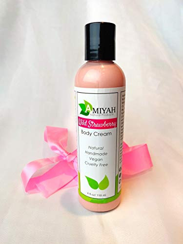 Natural Shea Butter Body Lotion for Dry Skin 4 oz Handmade Moisturizing Cream for Her and Him Organic Skin Care Therapy Eczema Anxiety Relief