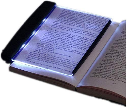 LED Paperback Book LightLED Reading Bright Light Lamp Board with Detachable Page ClipEye Protection Book Night Light for Night Reading