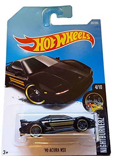 Hot Wheels 2017 Nightburnerz '90 Acura NSX 262/365, Black