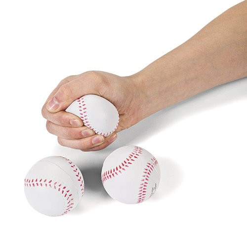 Foam Relaxable Realistic Baseball Sport Balls  1 dz  by Fun Express