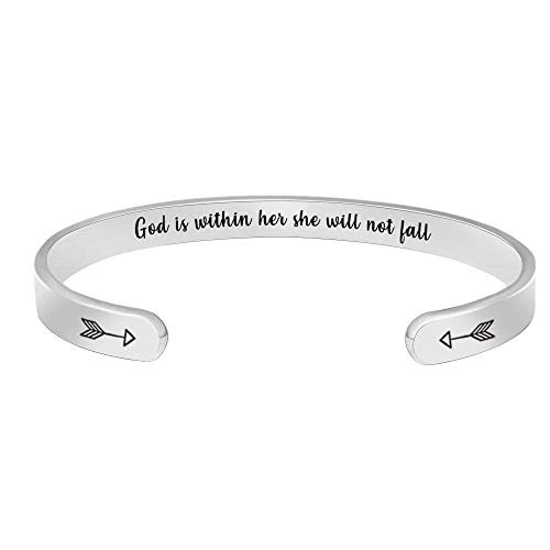 BTYSUN Christian Gifts for Women Her Girls Inspirational Bracelets Cuff Bangle Motivational Friendship Sister Girlfriend Bracelet Bible Verse Mantra Jewelry BTYSUN Christian Gifts for Women Her Girls Inspirational Bracelets Cuff Bangle Motivational Friendship Sister Girlfriend Bracelet Bible Verse Mantra Jewelry