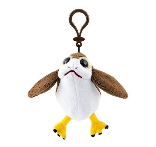 Star Wars The Last Jedi Talking Plush Porg Backpack Clip