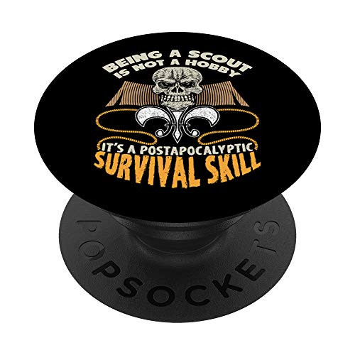 Funny Scout Survival Skill for Hobby Scouts PopSockets Grip and Stand for Phones and Tablets