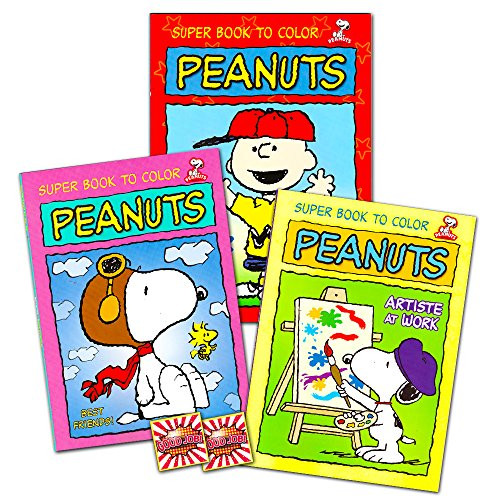 Peanuts Gang Coloring and Activity Book Set -- 3 Coloring Books Featuring Snoopy, Charlie Brown and More (Peanuts Party Supplies)