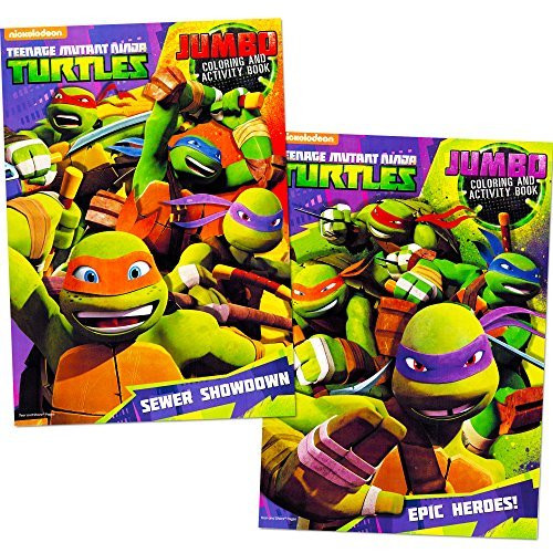 Teenage Mutant Ninja Turtles Coloring Book Set (2 TMNT Books)
