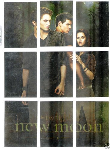 NECA Twilight New Moon Foil Trading Card Set  T-1 T-9
