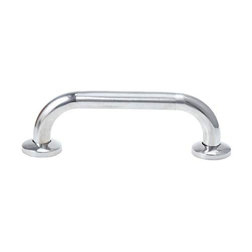 TRRT 1PC Solid Elders Toilet Bathtub Handrail Safety Grab Bar Stainless Steel Handles Armrest Hand Rail Support Assist Bath Handles Grab Bar  Color   Silver