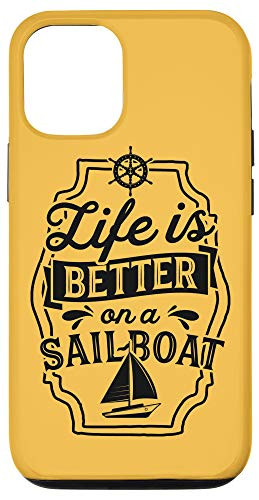 iPhone 12 12 Pro Life Is Better On The Sailboat Ship Steering Wheel Sail Case