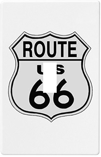 Route 66 Sign Wallplate Decorative Switch Plate Cover  1 Gang - Single Toggle