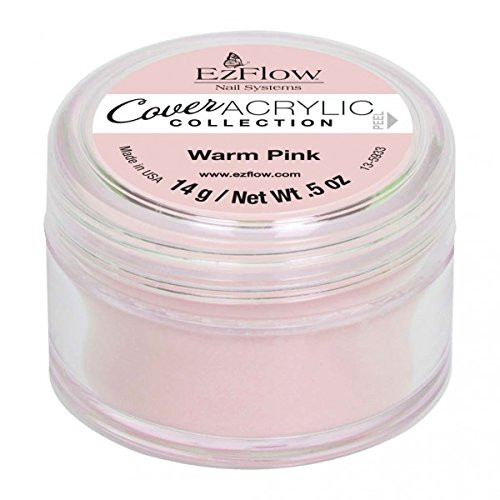 EzFlow Cover Acrylic Powder - Warm Pink - 14g   0.5oz