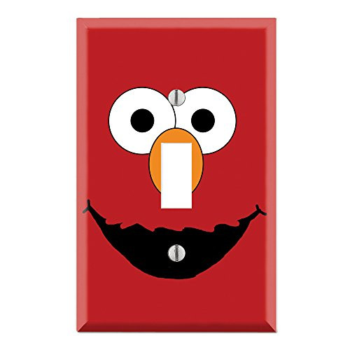 Single Toggle Wall Switch Cover Plate Decor Wallplate - Elmo