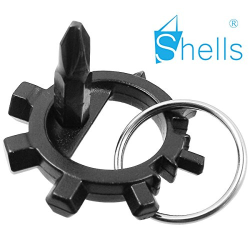 Shells Mini Stainless Steel Multi Function Screwdriver Mini Key Chain Tool Repair Tool kit Outdoor Bicycle Travel Kit Tools