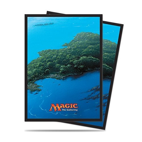 Ultra Pro Mana 5 Unhinged Island Standard Deck Protector sleeves for Magic 80ct