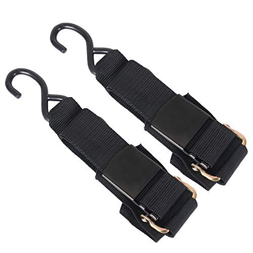 XSTRAP Marine Boat Trailer 2 inch x 4  Trailer Transom Tie-Down Straps 2PK