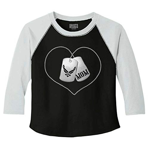 USAF Mom Proud US Air Force American Raglan T Shirts Boys Girls Black White USAF Mom Proud US Air Force American Raglan T Shirts Boys Girls Black White