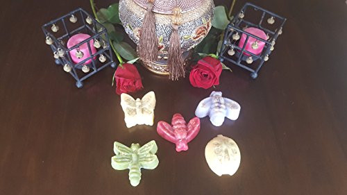 Hand made custom Organic Goats Milk Shea Butter Coconut Oil Argan Oil with Essential oils 5 Bug soaps Hand made custom Organic Goats Milk Shea Butter Coconut Oil Argan Oil with Essential oils 5 Bug soaps