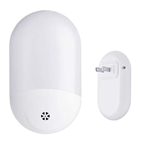 TDA Light Sensor LED Night Light Plug-in LED Night Light Lamp with Auto Dusk to Dawn Sensor for Hallway Bathroom Stairs Kitchen Garage Corridor Bedroom  Warm White   2 Pack