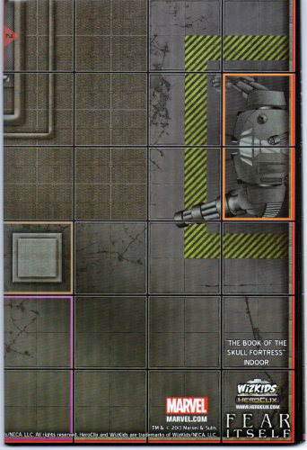 WizKids Heroclix Fear Itself - Month 1 - Double Sided LE Map The Book of the Skull Fortress Indoor Map