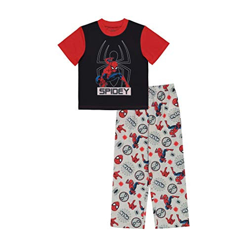 Marvel Boys  Big Spiderman 2-Piece Pajama Set Power 6
