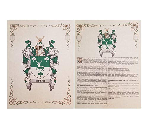 Stephens - Coat of Arms and Last Name History - 8.5x11 Print Combo Set