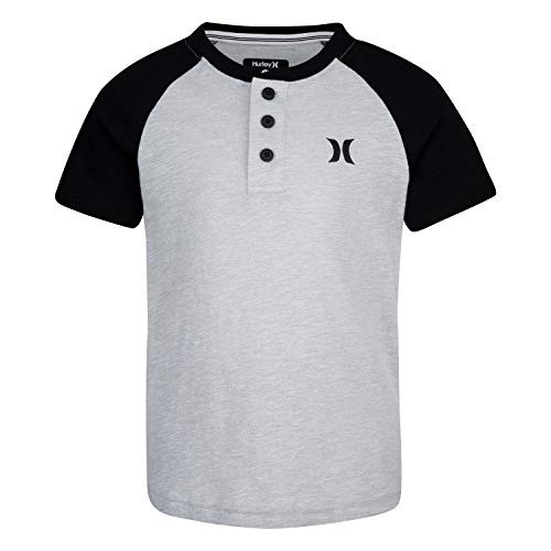 Hurley Boys  Henley T-Shirt Grey Heather 6