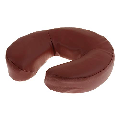 Bonarty Massage Face Cradle Cushion Memory Foam - Massage Table and Massage Chair Headrest Pillow with Washable Fleece Cover 27x28x6cm - Red Bonarty Massage Face Cradle Cushion Memory Foam - Massage Table and Massage Chair Headrest Pillow with Washable Fleece Cover 27x28x6cm - Red