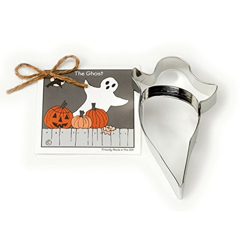 Ghost Cookie and Fondant Cutter - Ann Clark - 5.6 Inches - US Tin Plated Steel