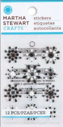 Martha Stewart Crafts Mini Gemstone Flower Stickers