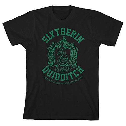Harry Potter Gryffindor Slytherin Ravenclaw Hufflepuff Quidditch Boys Youth T-shirt SlytherinSmall