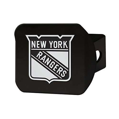 NHL - New York Rangers Black Metal Hitch Cover NHL - New York Rangers Black Metal Hitch Cover