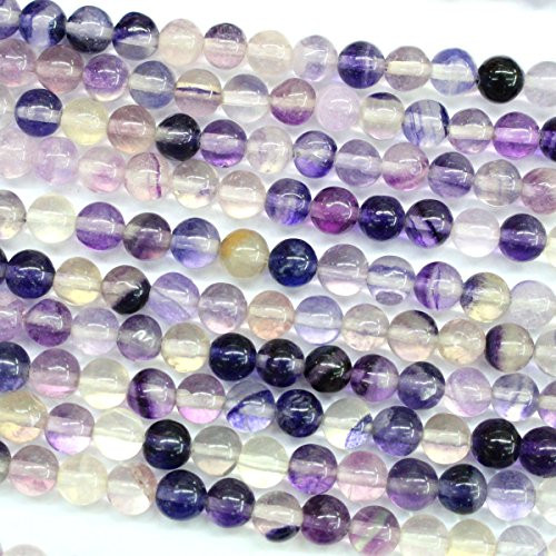 Natural Real Genuine Purple Fluorite Gemstone Jewelry Making Loose Beads (Round 6mm) Natural Real Genuine Purple Fluorite Gemstone Jewelry Making Loose Beads (Round 6mm)