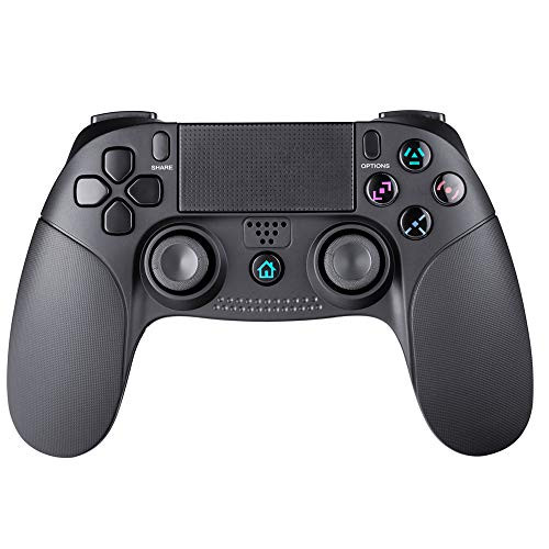 BREADEEP Wireless Controller for PS4 Remote Game Controller with Dual Vibration Headset Jack Touch Pad Six-axis Motion Control