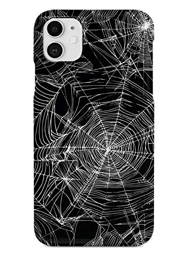 Inspired Cases - 3D Textured iPhone 11 Case - Rubber Bumper Cover - Protective Phone Case for Apple iPhone 11 - Spider Web - Black