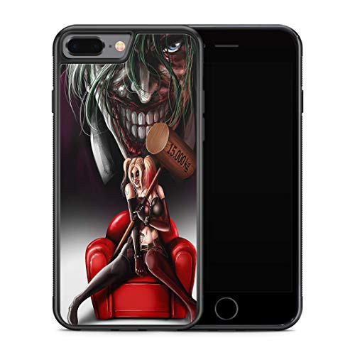 Inspired by Joker Harley Quinn iPhone XR Xs Xs Max 7 Plus 8 Case Comics Suicide squad Superhero M305