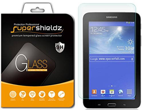 Supershieldz for Samsung Galaxy Tab E Lite 7.0/Tab 3 Lite 7.0 Tempered Glass Screen Protector, Anti-Scratch, Anti-Fingerprint, Bubble Free, Lifetime Replacement Warranty