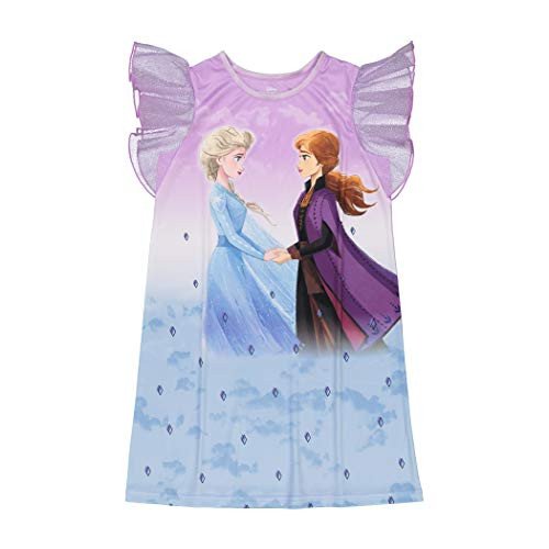 Disney Girls  Frozen Nightgown Sisters Forever 6