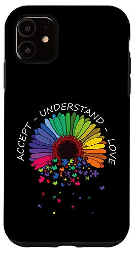 iPhone 11 Autism Puzzle Piece Social Skills Autism Awareness skeleton Case