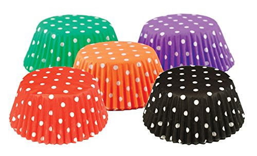 Fox Run 8115 Polka Dot Bake Cups, 300 Count, Multicolor