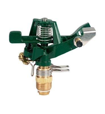 Orbit Zinc Impact Sprinkler Head for Yard Watering Tri-Lingual
