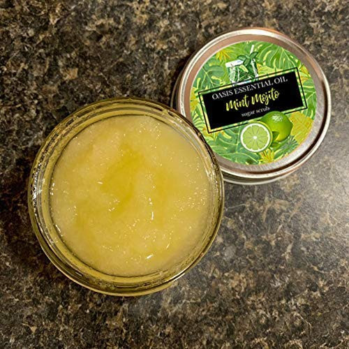 Mojito Sugar Scrub 4 oz Body Scrub Lime Peppermint Lime Scrub Peppermint Scrub Body Polish 4 ounce