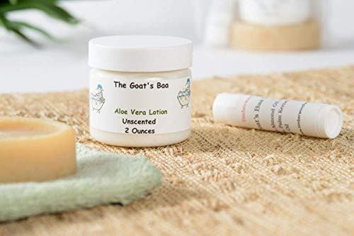 Goat s Baa Matching Handcrafted Goat s Milk Soap  and  Lotion Gift Sets - Small Aloe Vera Unscented