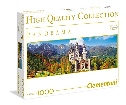 Clementoni Collection-Neuschwanstein Panorama Jigsaw Puzzle (1000 Piece)