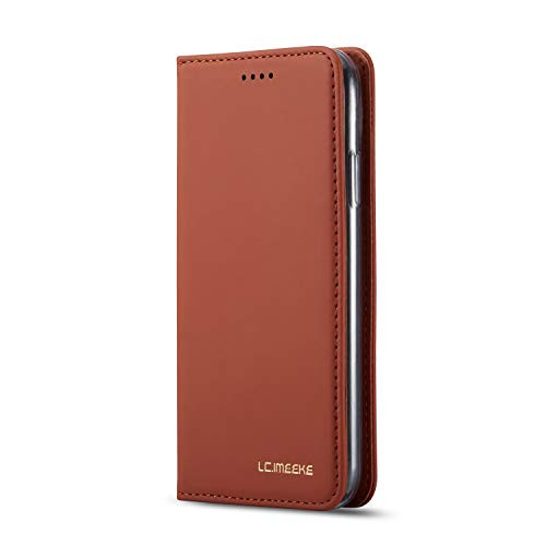 ADRIKO Case for iPhone 11 Pro Max Wallet Leather Magnetic Closure Card Holder Stand Function Flip Wallet Cover for iPhone 11 Pro Max 6.5Inch  Camel