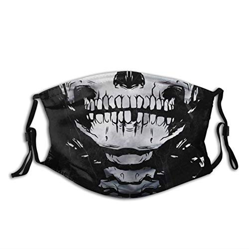 Fillter Cloth For A Skeleton Reusable Windproof Cloth Half Face Double Protection